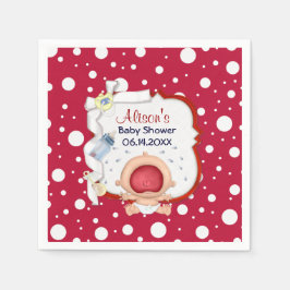 Baby Bawling Funny Baby shower Papieren servetten