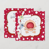 Baby Bawling Funny Neutral Baby shower Kaart (Voorkant / Achterkant)