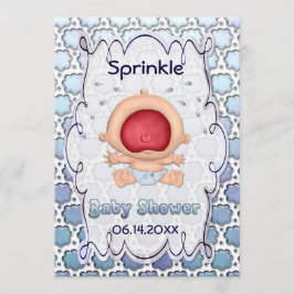 Baby Bawling Funny Sprinkle Baby shower Kaart
