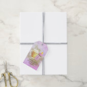 Baby BBQ en Bier | Zomer buitendouche thema Cadeaulabel (Met Touw)