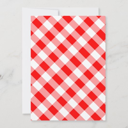 Baby BBQ Koppels Baby shower Thema Uitnodiging (Achterkant)