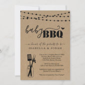 Baby BBQ - Koppels Douche Baby Q BaByQ Barbeque Kaart (Voorkant)