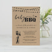 Baby BBQ - Koppels Douche Baby Q BaByQ Barbeque Kaart (Staand voorkant)