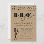 Baby BBQ - Koppels Douche Baby Q BaByQ Barbeque Kaart (Voorkant)