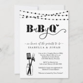 Baby BBQ - Koppels Douche Baby Q BaByQ Barbeque Kaart (Voorkant)