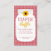 Baby BBQ Shower Diaper Raffle Kaart land (Voorkant)