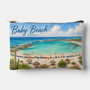 Baby Beach Aruba Caribische Reis souvenir Etui