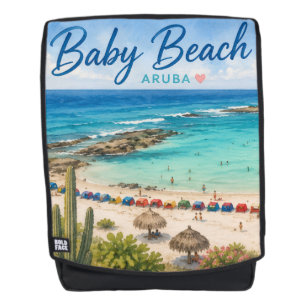 Baby Beach Aruba Caribische Reis souvenir Rugtassen