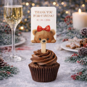 Baby Bear And Rowan Berries Baby Shower Handwaaier