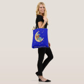 Baby Bear Hibernating on Moon Tote Bag (Op model)