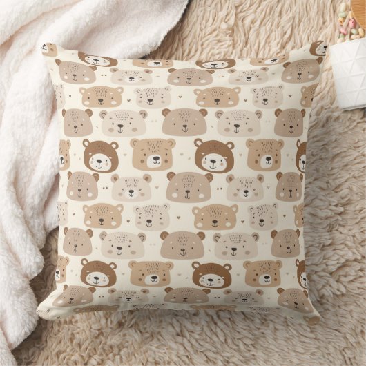 Baby Bear Nursery Double Sided Kussen (Deken)
