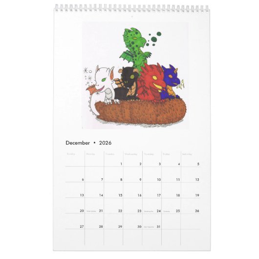 Baby Beasties Agenda Kalender (Dec 2026)