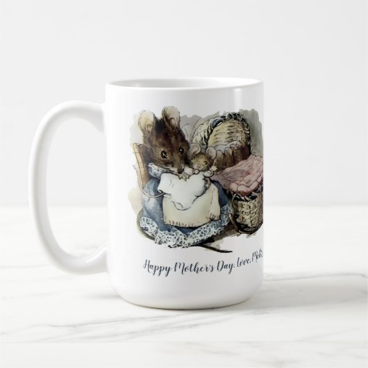 Baby  Beatrix Potter muis Koffiemok (Links)