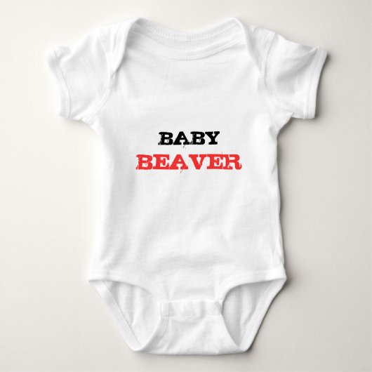 BABY BEAVER ROMPER (Voorkant)