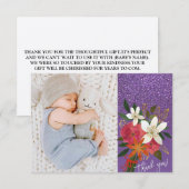 BABY BEDANKKAART RSVP KAARTJE (Voorkant / Achterkant)