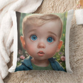 Baby bedrukt kussen (Deken)