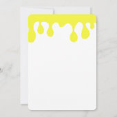 Baby Bee | ABC Baby shower Game Kaart Flyer (Achterkant)