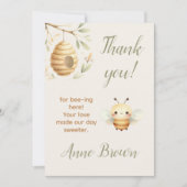 Baby Bee Bedankt voor het hier zijn (Voorkant)