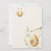 Baby Bee Bedankt voor het hier zijn (Achterkant)