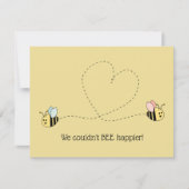 Baby Bee Boy en Girl Twins Kaart (Voorkant)