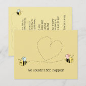 Baby Bee Boy en Girl Twins Kaart (Voorkant / Achterkant)