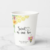 Baby Bee - sweet as can bee Papieren Bekers (Voorkant)