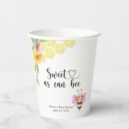 Baby Bee - sweet as can bee Papieren Bekers
