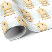 Baby Bee Wrapping Paper Cadeaupapier (Rol Hoek)