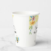 Baby Bee - zo zoet als kan zijn Papieren Bekers (Rechts)