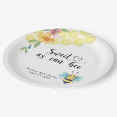 Baby Bee - zo zoet als kan zijn Papieren Bordje (Gekanteld)