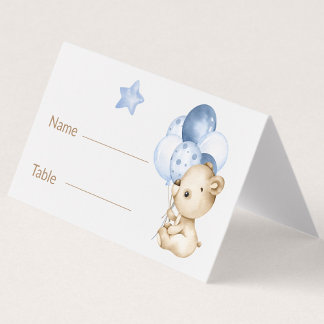 Baby Beer Baby Boy Baby shower Tafel Kaarten