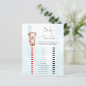 Baby beer Baby shower (Staand voorkant)