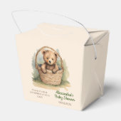 Baby Beer Baby shower Bedankdoosjes (Achterkant)