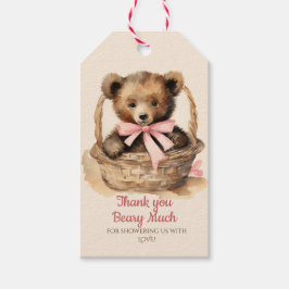Baby Beer Baby shower Dank u Beary Veel Cadeaulabel