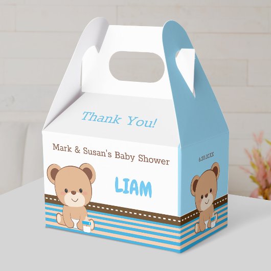 Baby Beer Baby shower Gable Box - Boy Bedankdoosjes