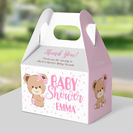 Baby Beer Baby shower Gable Box - Girl Bedankdoosjes