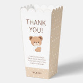 Baby Beer Baby shower Popcorn Box Bedankdoosjes (Achterkant)