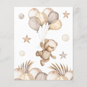 Baby Beer Baby shower raad de Baby Food Kaart (Achterkant)