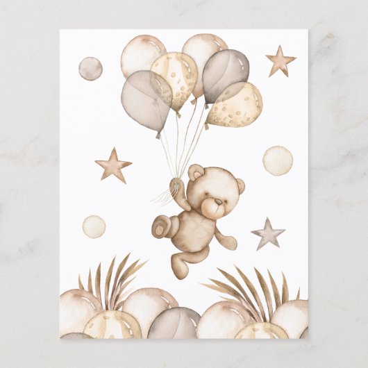 Baby Beer Baby shower raad de Baby Food Kaart (Achterkant)