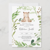 Baby Beer Baby shower Uitnodiging (Voorkant)