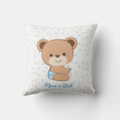 Baby Beer Baby Sierkussen voor Baby Boy (Achterkant)