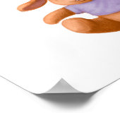 Baby Beer ballonnen afdrukken | Beer wandafdrukken Poster (Hoek)