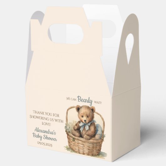 Baby Beer Barly Wait Boys Baby shower Bedankdoosjes (Geopend)