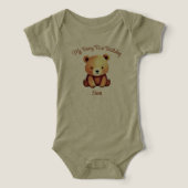 Baby Beer Beary 1e verjaardag Schattigee Waterverf (Design voorkant)