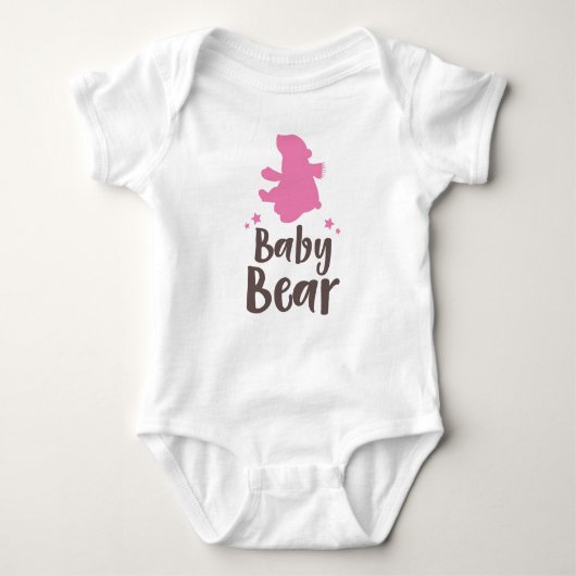 Baby Beer, Beer Cub, Stomme Beer, Kleine Beer - Ro Romper (Voorkant)