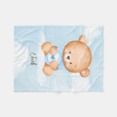 Baby Beer Blanket Fleece Deken (Voorkant (Horizontaal))