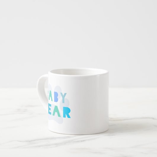 Baby beer - blauw espresso kop (Links)