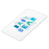 Baby beer - blauw magneet (Linkerzijde)