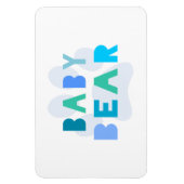 Baby beer - blauw magneet (Verticaal)