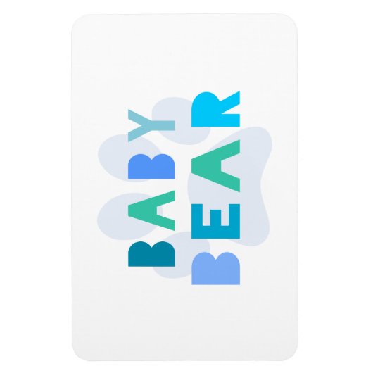 Baby beer - blauw magneet (Verticaal)